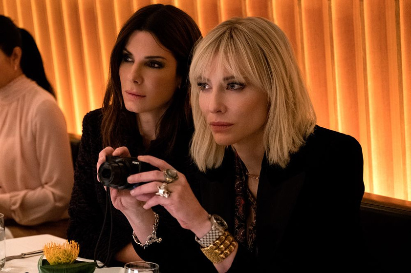 Sandra Bullock y Cate Blanchett en Ocean's 8