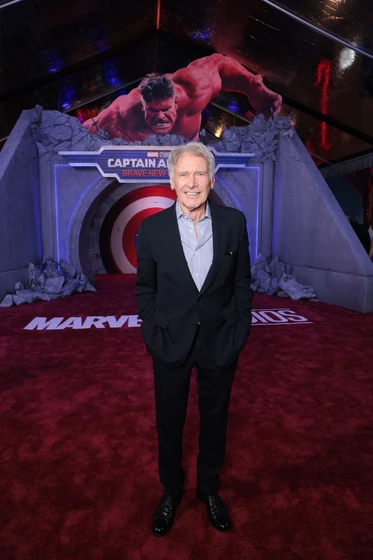 Harrison Ford en capitan-america-brave-new-world (Premiere en Los Angeles. Febrero 2025)
