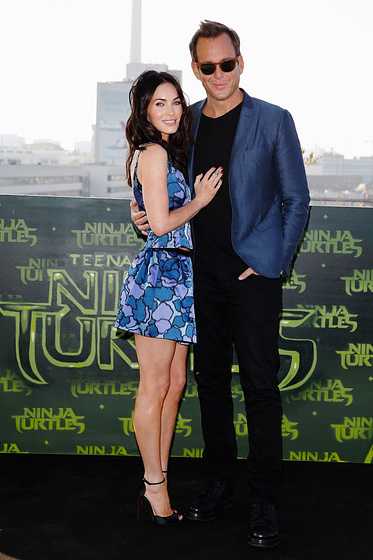 Will Arnett y Megan Fox en Ninja Turtles (Las Tortugas Ninja) (Premiere en Berlin. Octubre 2014)