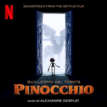 Carátula de la banda de sonido de Pinocho de Guillermo del Toro