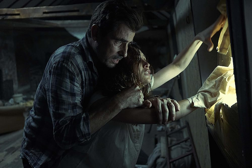 Olga Kurylenko y Claes Bang en la-bahia-del-silencio