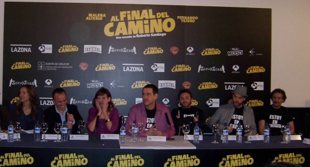 Malena Alterio, Fernando Tejero, Roberto Santiago, Javier Gutiérrez, Luis Callejo, Cristina Alcázar y Javier Mora en al-final-del-camino