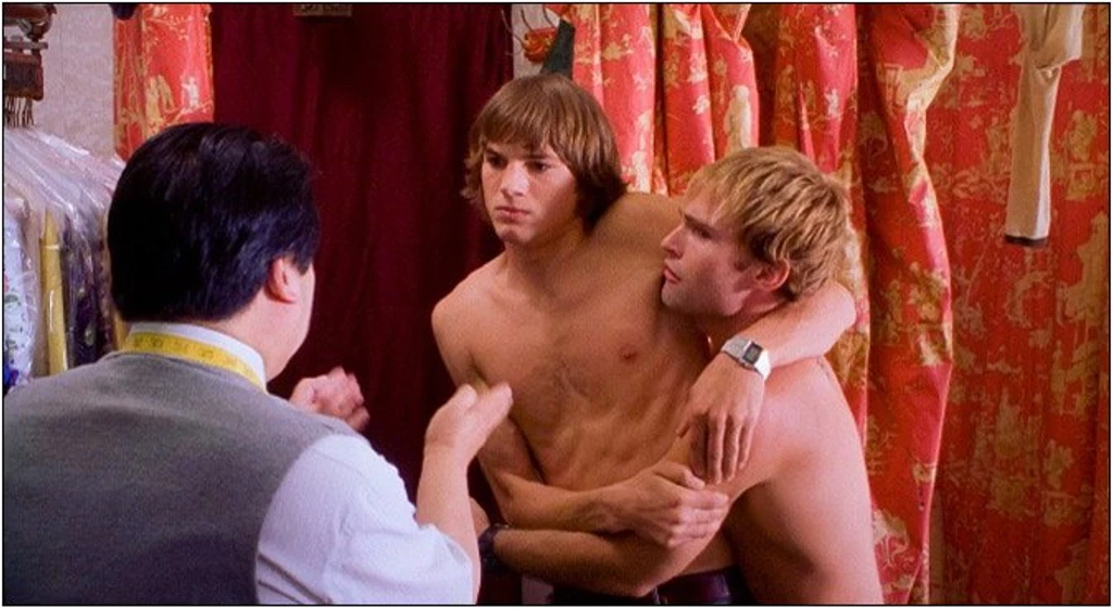 Ashton Kutcher y Seann William Scott en colega-donde-esta-mi-coche