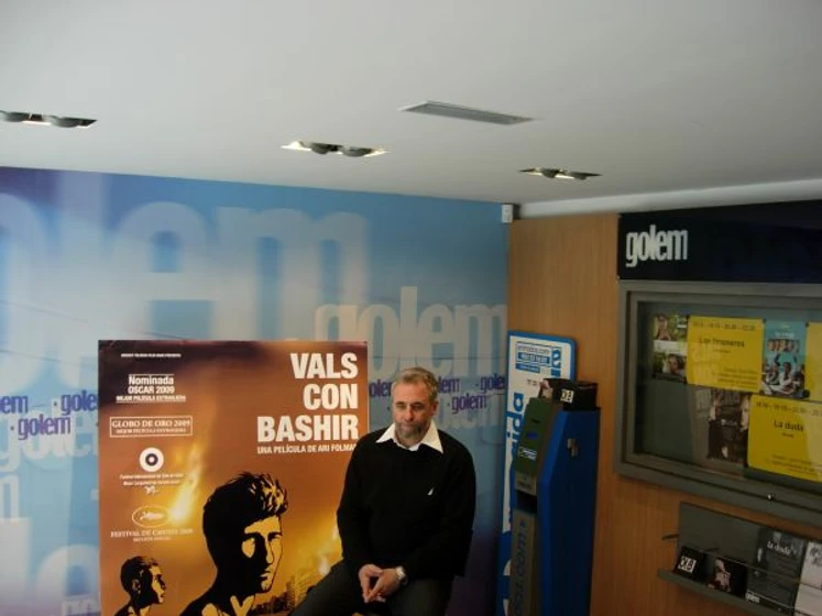 Ari Folman en vals-con-bashir (Rueda de prensa en Madrid. Febrero 2009)