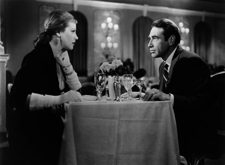 Gary Merrill y Hildegard Knef en night-without-sleep