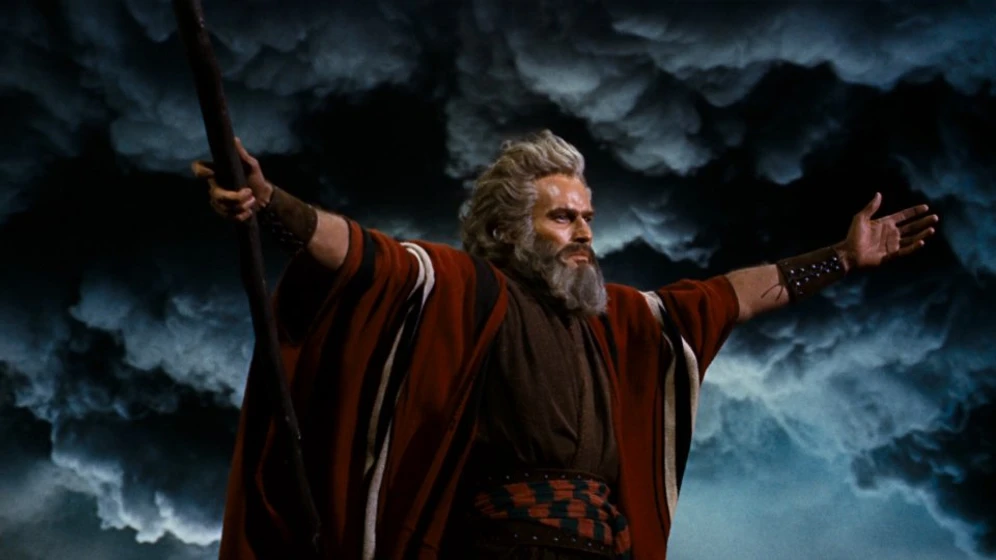 Charlton Heston en Los Diez mandamientos