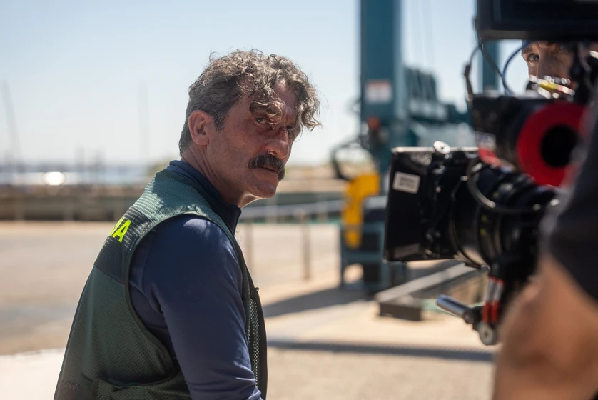 Luis Zahera en Tierra de Nadie (Rodaje)