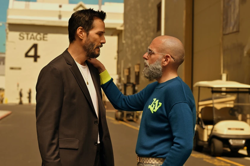 Keanu Reeves y Jonah Hill en outcome