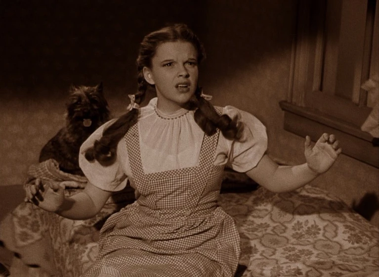 Judy Garland en El Mago de Oz