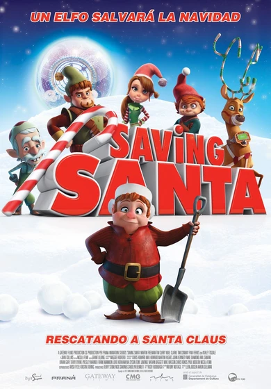 Imagen de saving-santa-rescatando-a-santa-claus (Cartel español)