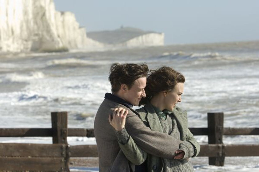 Keira Knightley y James McAvoy en Expiación. Más Allá de la Pasión