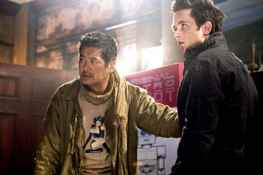 Yun-Fat Chow y Justin Chatwin en Dragonball Evolution