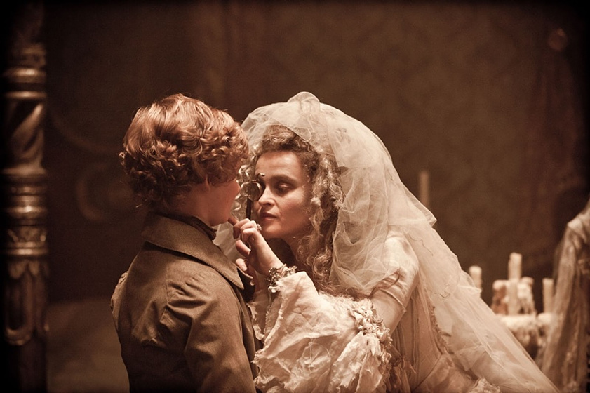 Helena Bonham Carter y Toby Irvine en Grandes Esperanzas