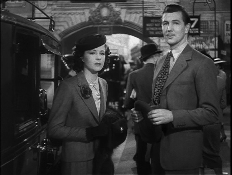 Margaret Lockwood y Michael Redgrave en Alarma en el Expreso