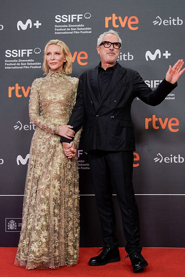 Cate Blanchett y Alfonso Cuarón en Malas Lenguas (Festival de San Sebatián. Septiembre 2024)
