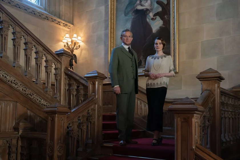 Hugh Bonneville y Michelle Dockery en downton-abbey-una-nueva-era