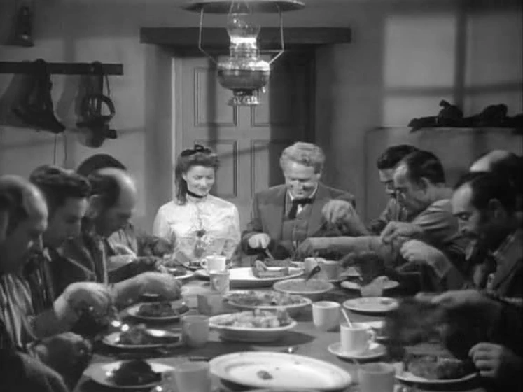 Spencer Tracy [I] y Katharine Hepburn en mar-de-hierba