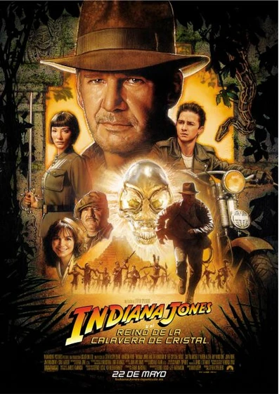 Imagen de Indiana Jones y el Reino de la Calavera de Cristal (Cartel final)