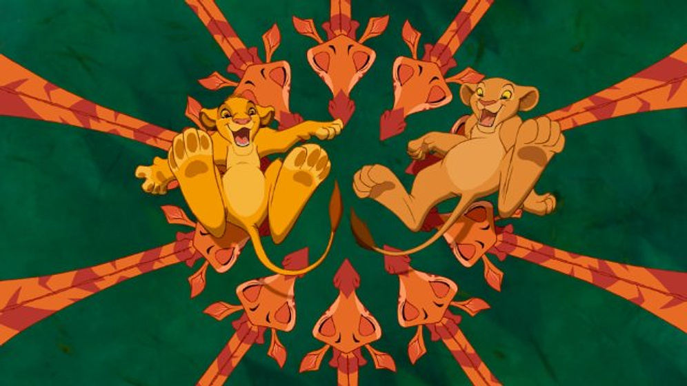 Imagen de El Rey León (Simba y Nala)