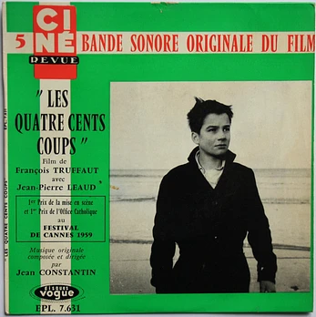 Carátula de la banda de sonido de Los Cuatrocientos Golpes