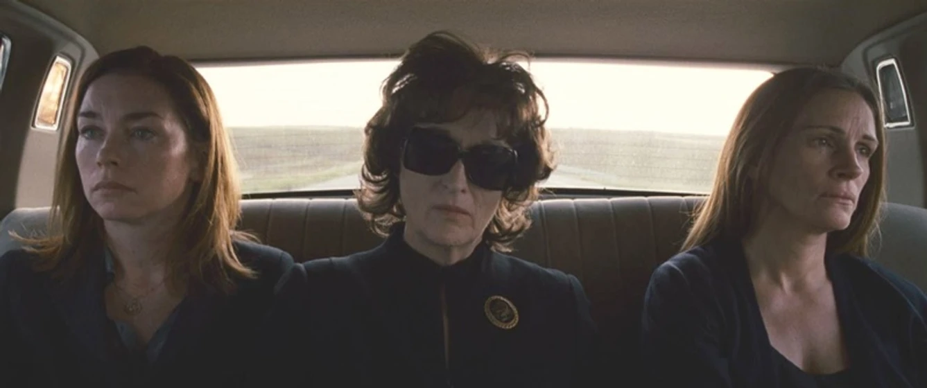 Meryl Streep, Julia Roberts y Julianne Nicholson en agosto