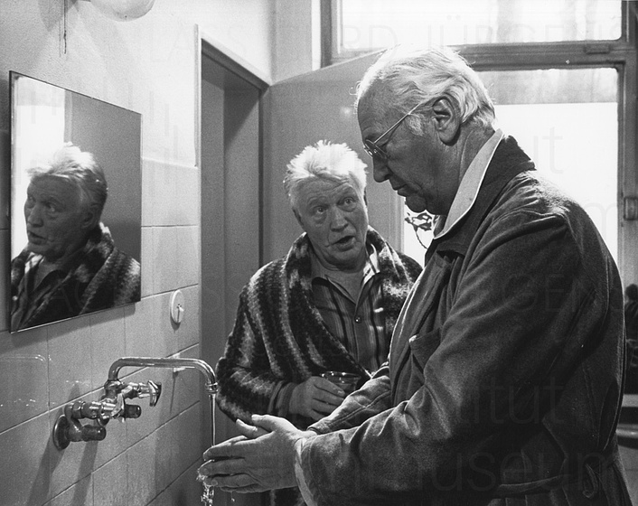 Curd Jürgens y Hannes Messemer en Collin
