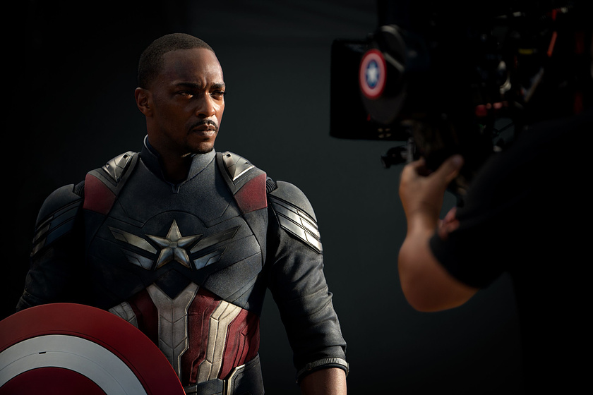 Anthony Mackie en Capitán América: Brave New World (Rodaje)