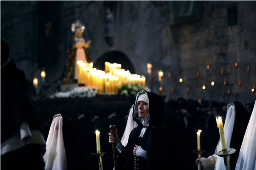 Geraldine Chaplin en El Monje