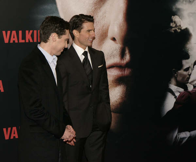 Tom Cruise y Bryan Singer en Valkiria (Photocall en Madrid. Enero 2009)