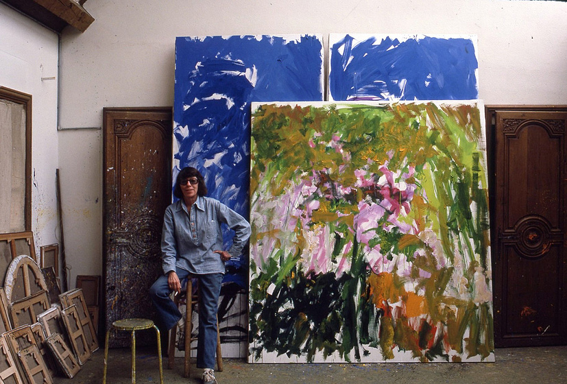 Joan Mitchell en Joan Mitchell, une femme dans l'abstraction