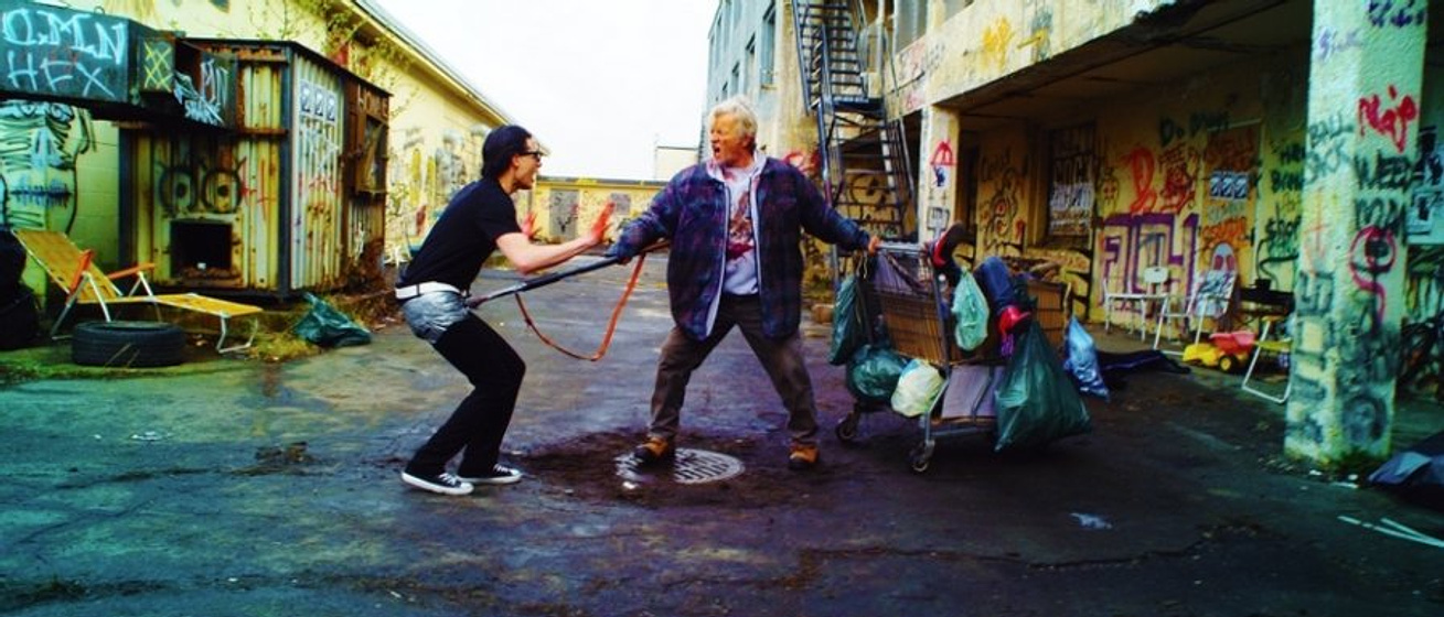 Rutger Hauer en Hobo with a Shotgun