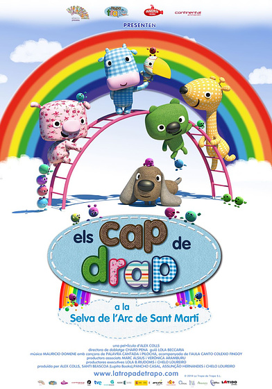 Imagen de La Tropa de Trapo en la selva del arco iris (Cartel catalán)