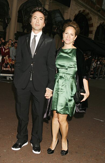 Robert Downey Jr. y Susan Levin en Tropic Thunder. ¡Una Guerra Muy Perra! (Premiere en Londres. Septiembre 2008)