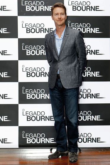 Edward Norton en El Legado de Bourne (Premiere en Brasil. Agosto 2012)