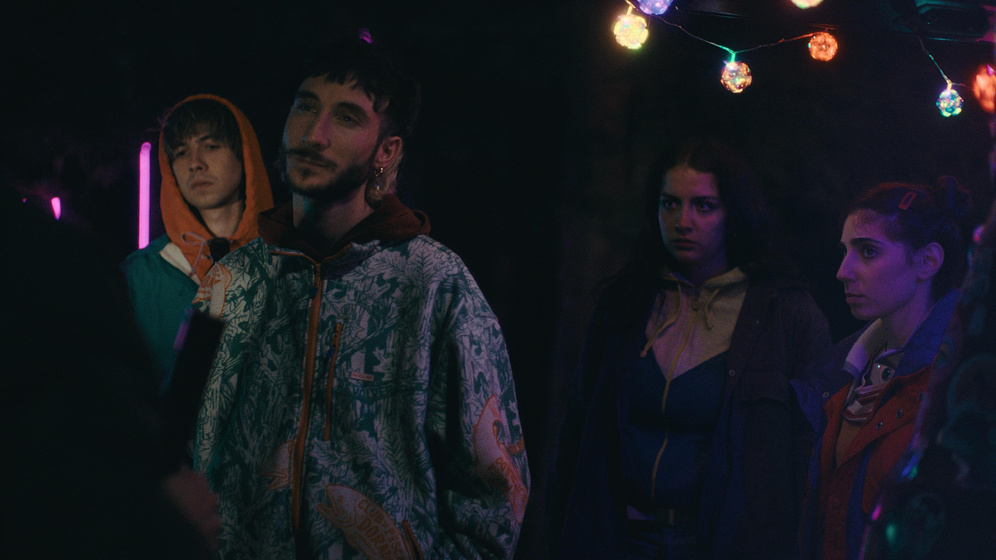 Juan Grandinetti, Miranda de la Serna, Simón Saieg y Zoe Hochbaum en Verano Trippin