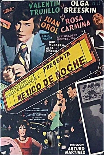 Poster de México de noche