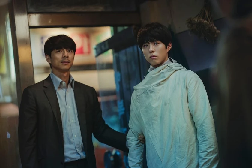 Yoo Gong y Park Bo-gum en seobok