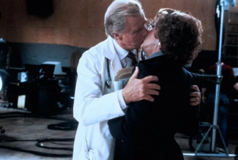 Dustin Hoffman y George Gaynes en tootsie