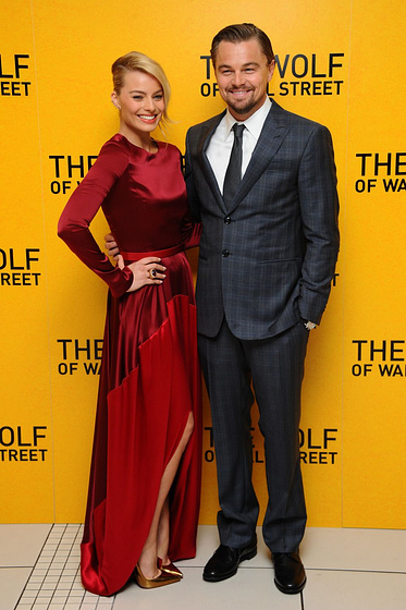 Margot Robbie en El Lobo de Wall Street (Premiere en Londres. Diciembre 2013)