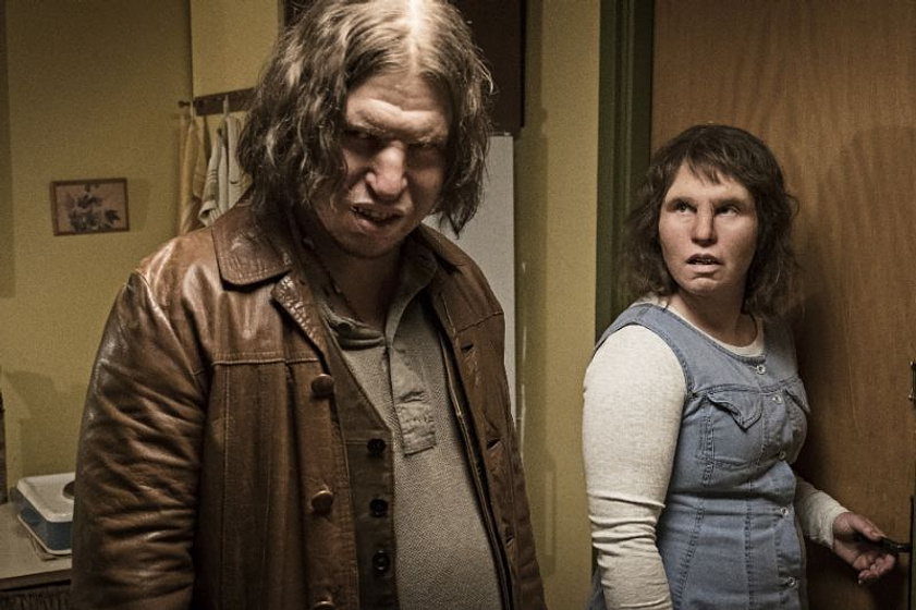 Eero Milonoff y Eva Melander en Border