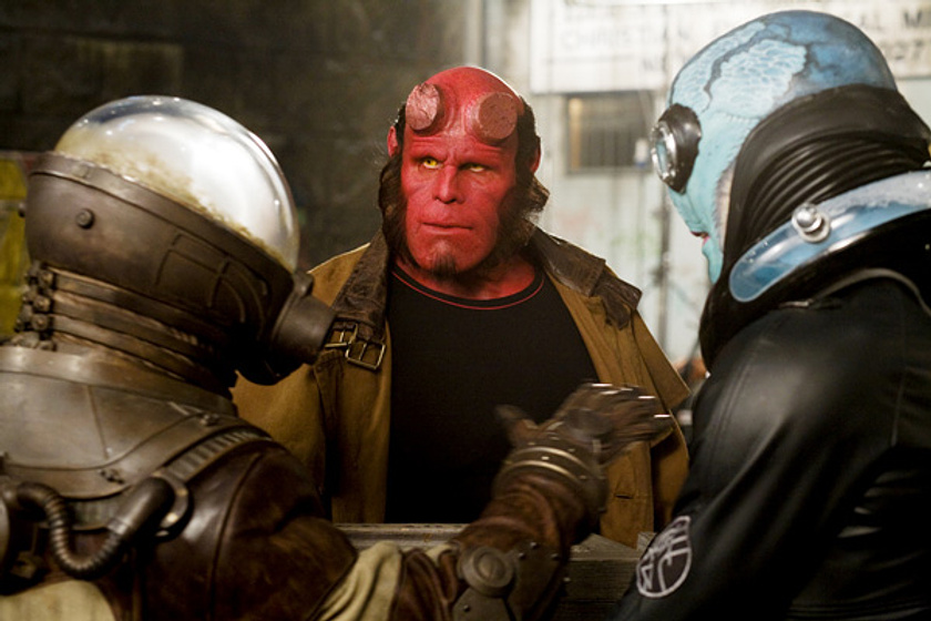 Ron Perlman en Hellboy II: El Ejército Dorado