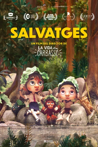 Imagen de salvajes (Cartel catalán)
