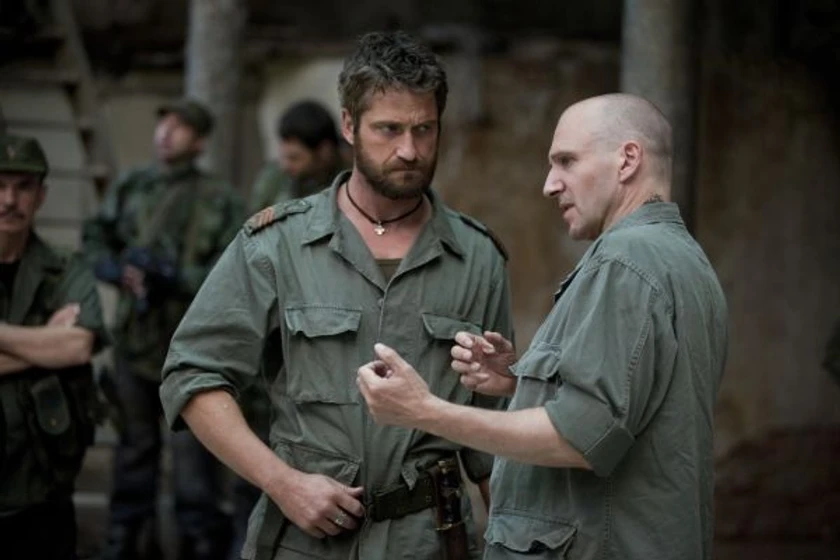 Ralph Fiennes y Gerard Butler en coriolanus