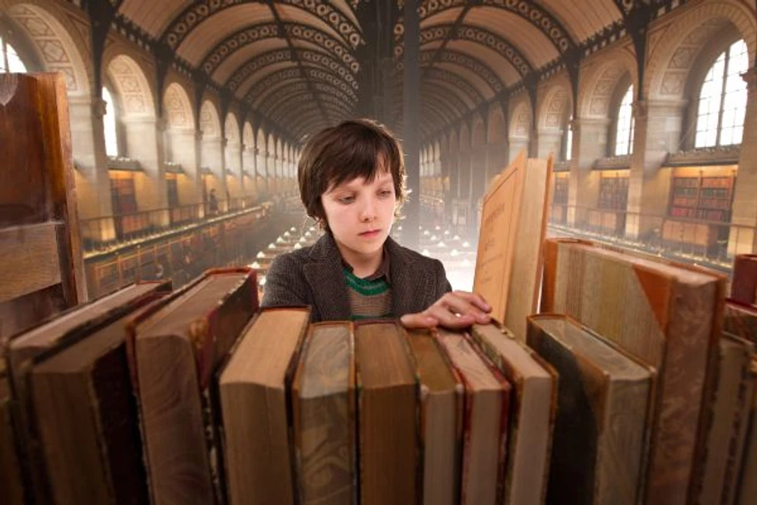 Asa Butterfield en la-invencion-de-hugo