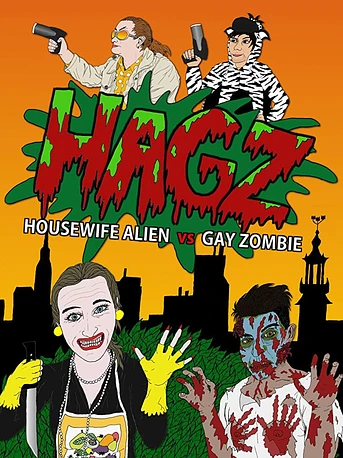 Poster de Housewife Alien vs. Gay Zombie