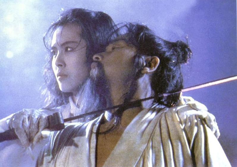 Leslie Cheung y Joey Wang en Una Historia China de Fantasmas II