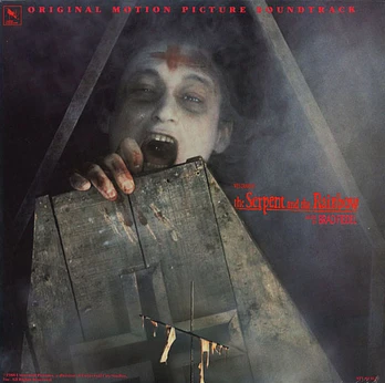 Carátula de la banda de sonido de La Serpiente y el Arco Iris