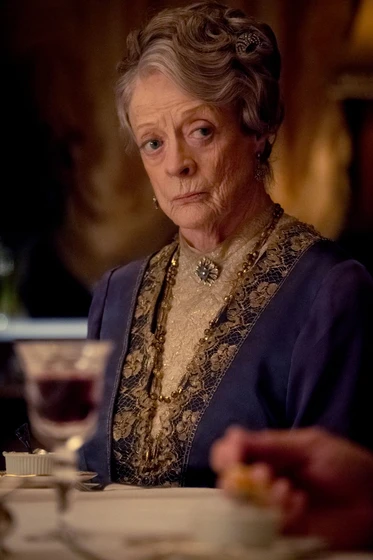 Maggie Smith en downton-abbey