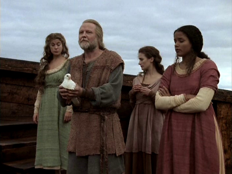 Jon Voight, Emily Mortimer, Sydney Tamiia Poitier y Sonya Walger en el-arca-de-noe