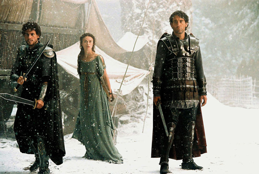 Ioan Gruffudd, Clive Owen y Keira Knightley en El Rey Arturo